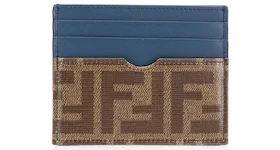 Fendi Card Holder FF Brown/Blue