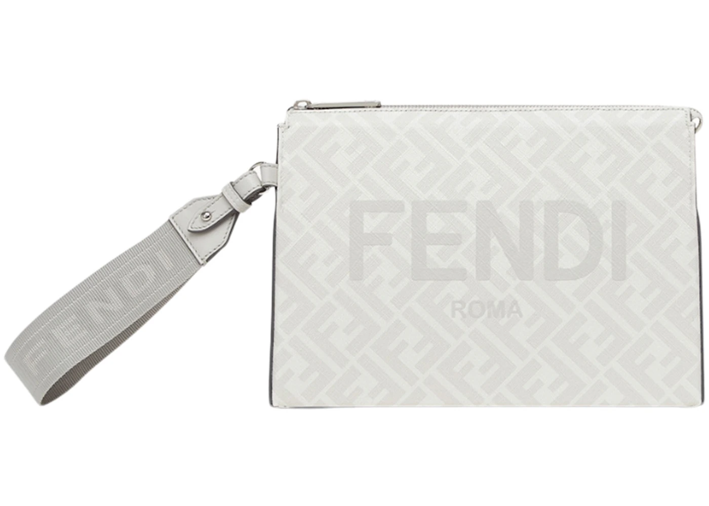 White fendi clutch Clearance