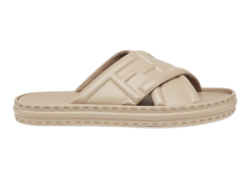 Fendi embossed online sandals