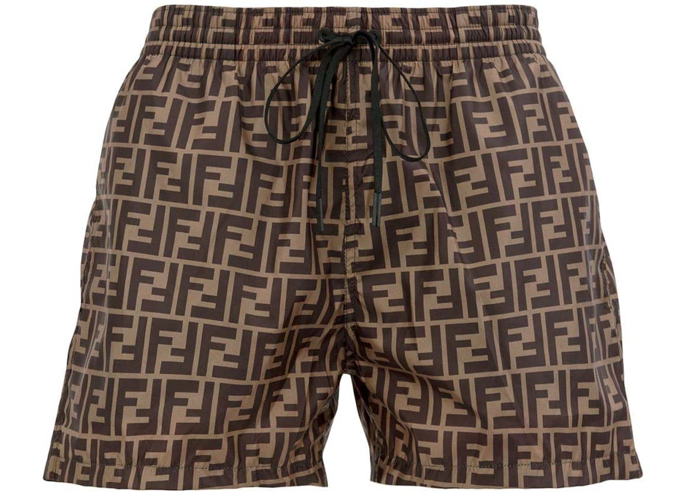 Bañador Fendi FF Motif Marrón Hombre SS22 ES1