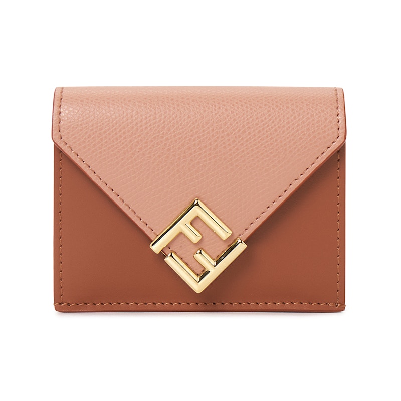 Fendi FF Short Wallet Pink in Leather - US
