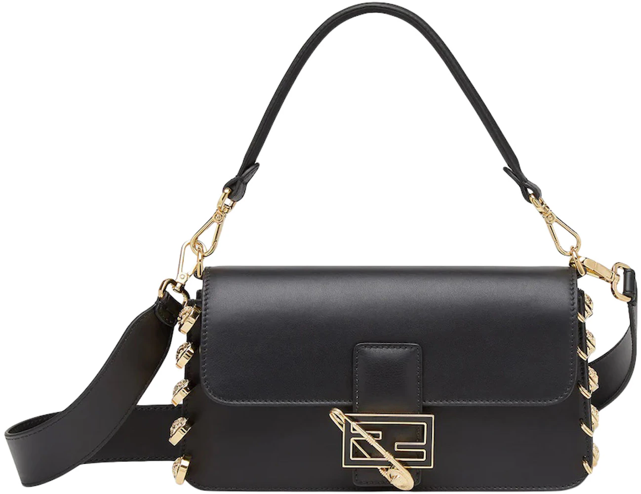 Fendi X Versace Fendace Gradient Crystal Baguette Shoulder Bag