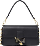 Fendi Fendace Baguette Shoulder Bag Black