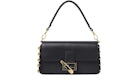 Fendi Fendace Baguette Shoulder Bag Black