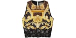 Fendi Fendace Baroque Crop Top Gold/Black