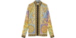 Fendi Fendace Baroque Satin Shirt Gold/Multi