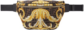 Fendi Fendace Belt Bag Black/Gold Baroque Print