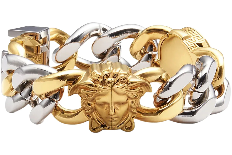 Fendi Fendace Chain Bracelet Versace Gold/Silver
