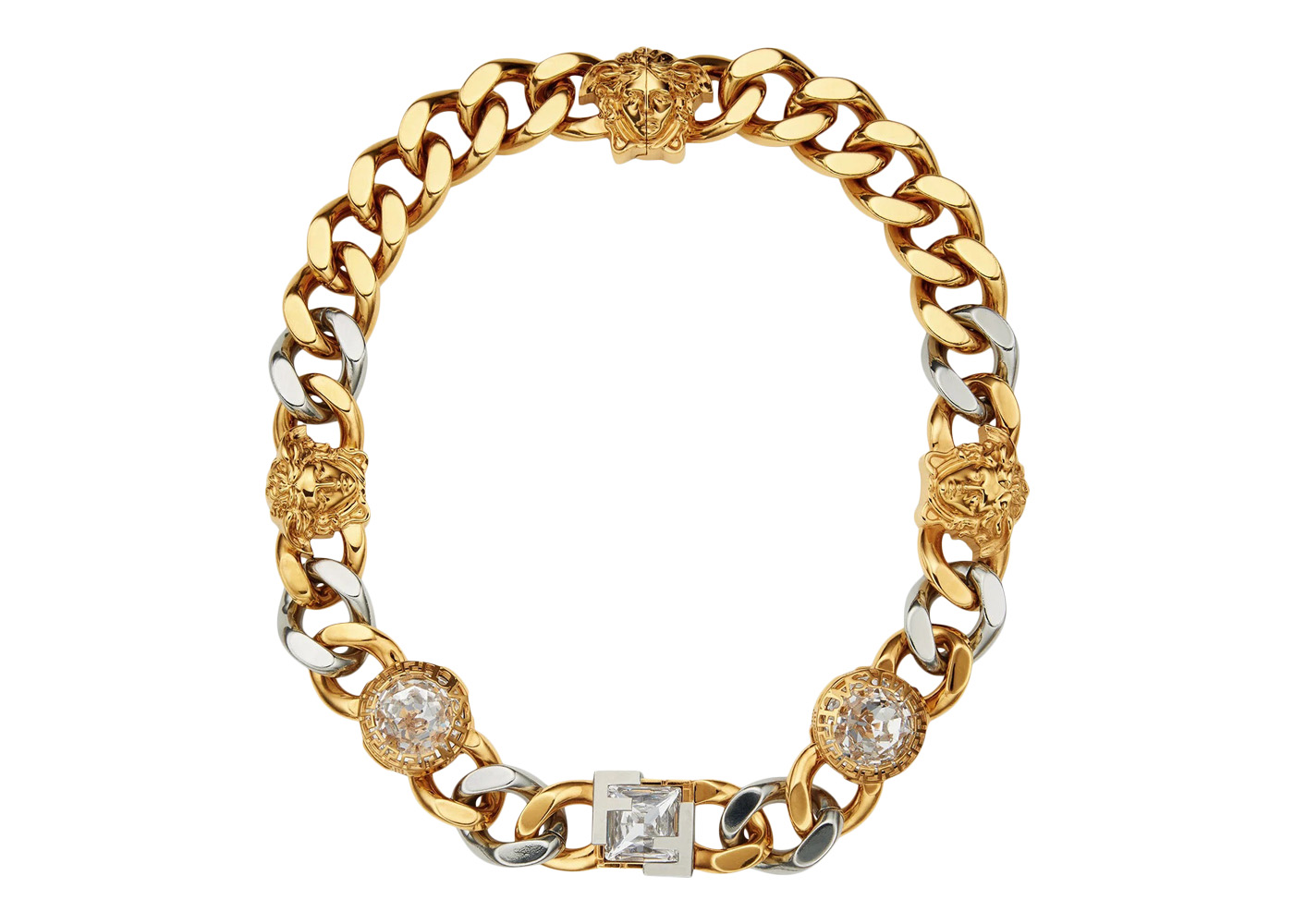 Fendi Roma Hoop Pendant Necklace in Metallic for Men | Lyst