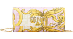 Fendi Fendace Continental With Chain White/Multicolor