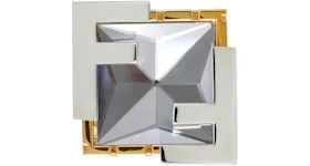 Fendi Fendace Crystal Ring Brass/Versace Gold