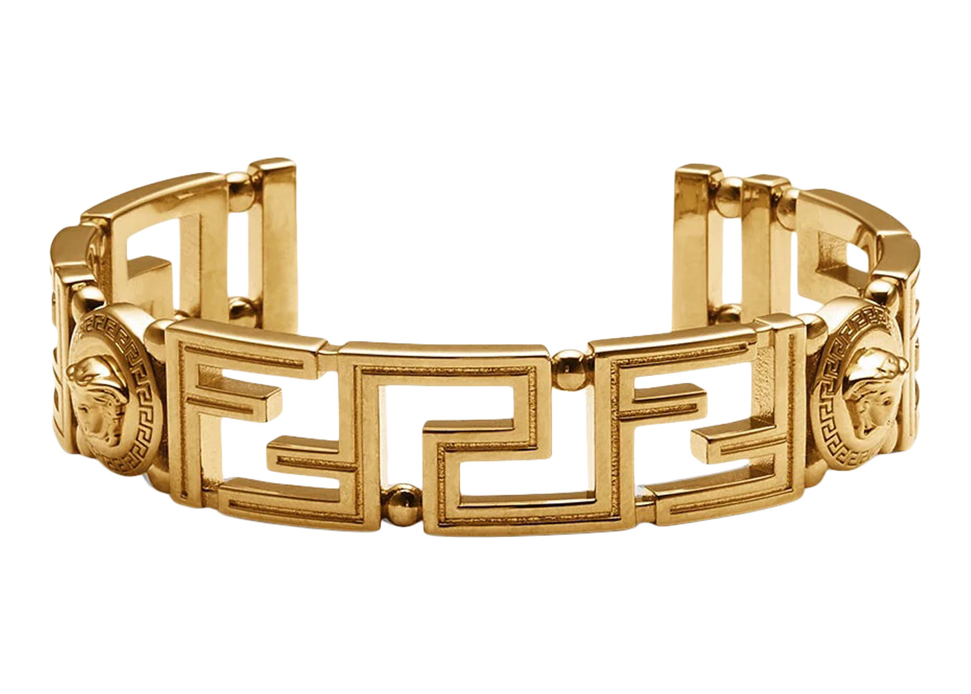 Fendi Womens FF Bracelet Gold / Black S – Luxe Collective
