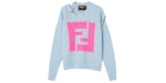 Fendi Fendace Cutout Jumper Blue/Pink