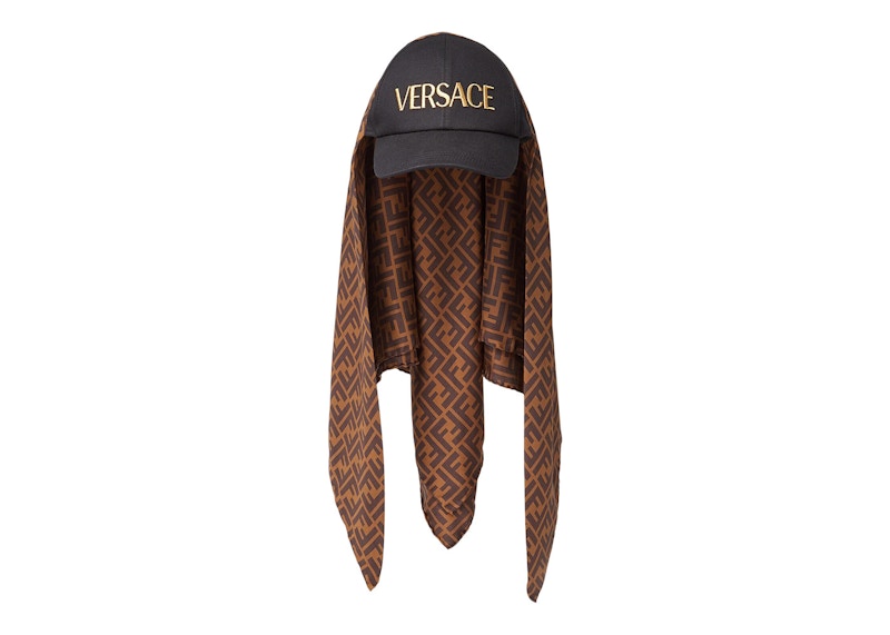 Fendi silk store head scarf