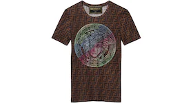 Fendi Fendace FF T-shirt Brown/Multicolor