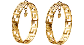 Fendi Fendace Hoop Earrings Brass/Versace Gold