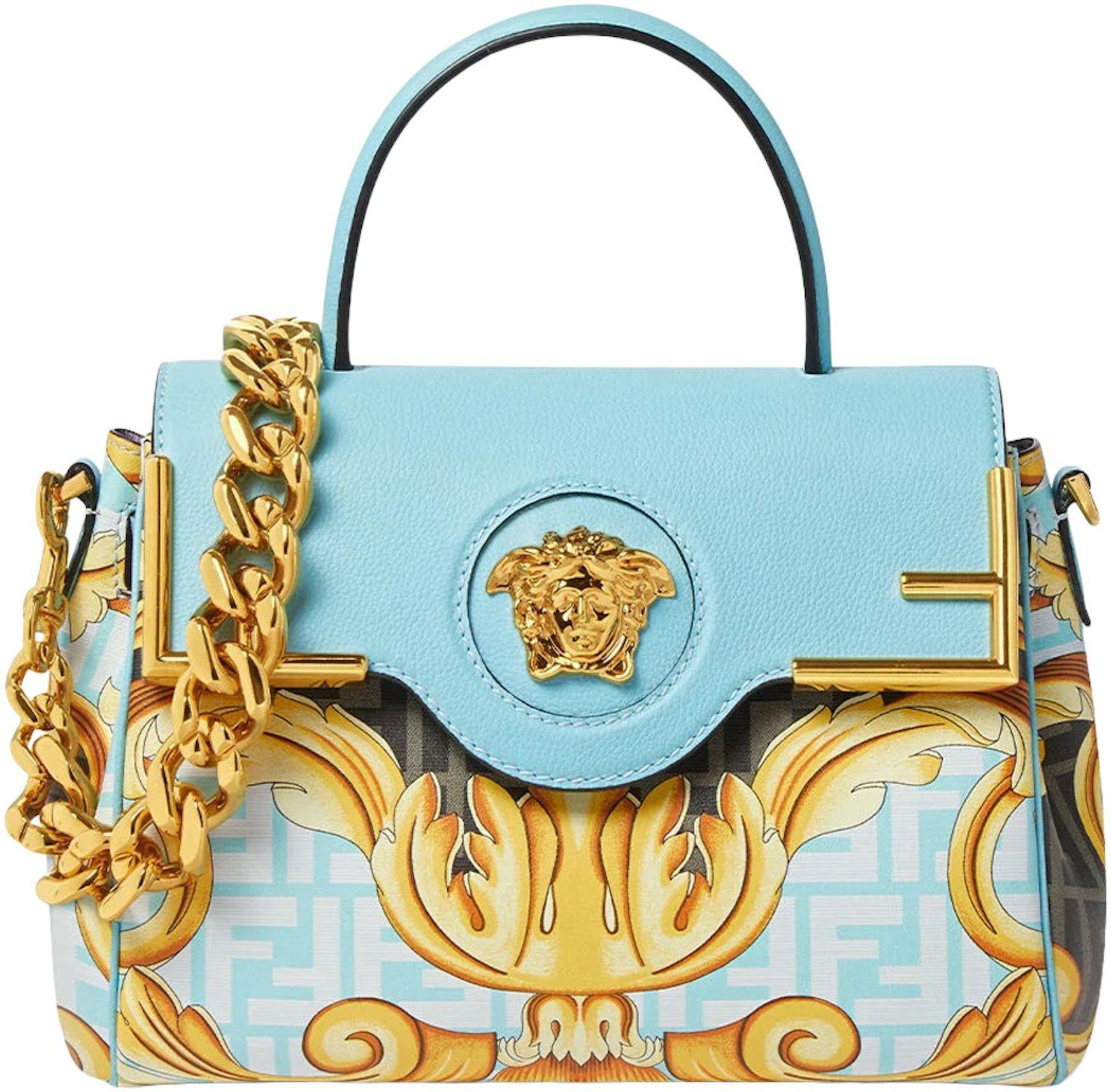 Versace Blue Medusa Handbag