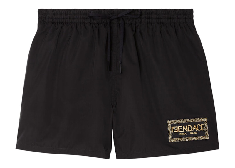 Fendi swim shorts on sale grey