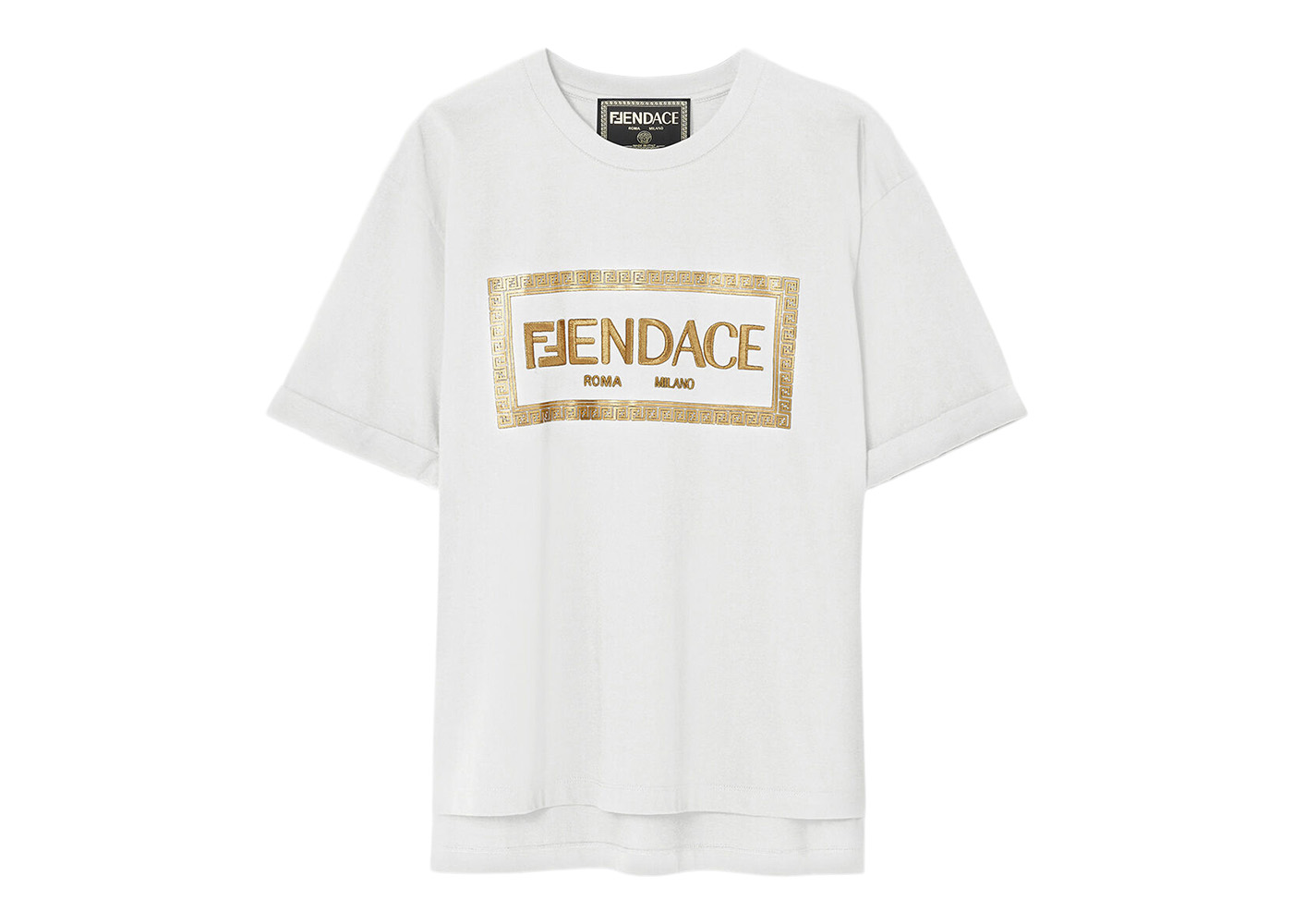 超歓迎された FENDACE FENDI×FERSACE Tシャツ ホワイト Lサイズ T 