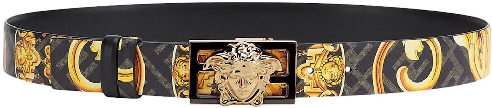 Accessorize with our Versace Reversible Barocco Medusa Belt