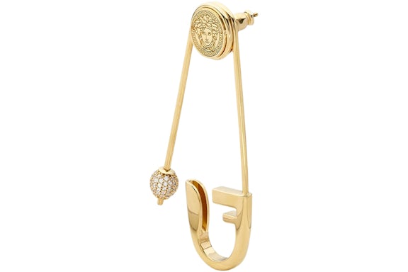 Fendi Fendace Versace By Fendi Single Earring Gold