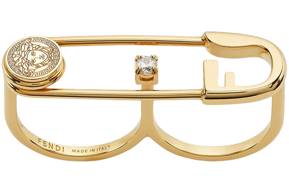 Fendi Fendace Versace by Fendi Ring Gold