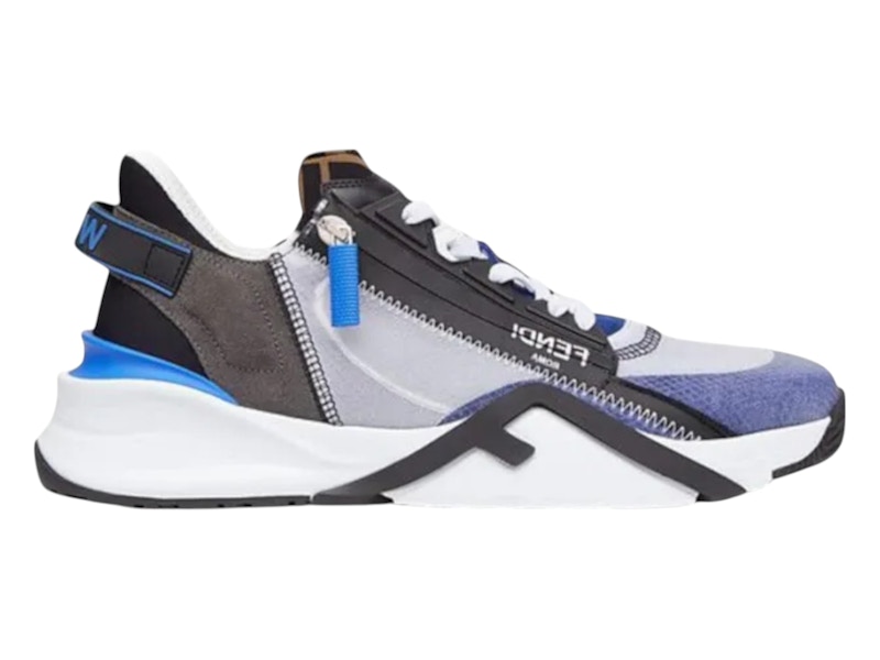 Zapatillas sin cordones Fendi Flow, color azul