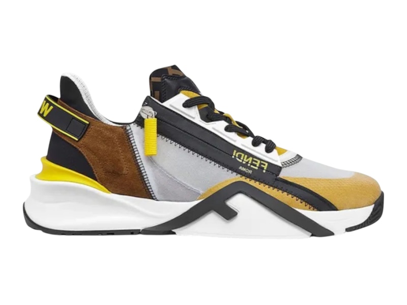 Fendi Flow Slip On Gray Yellow Men's - 7E1392AD7VF1C2F - US Fendi Flow Slip On Gray Yellow Men's - 7E1392AD7VF1C2F - US