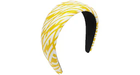 Fendi Headband FF Motif Yellow