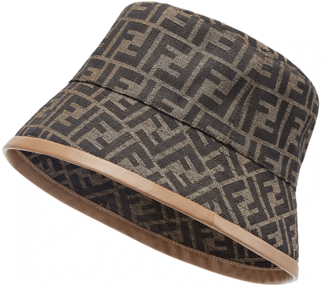 Fendi Jacquard FF Fabric Bucket Hat