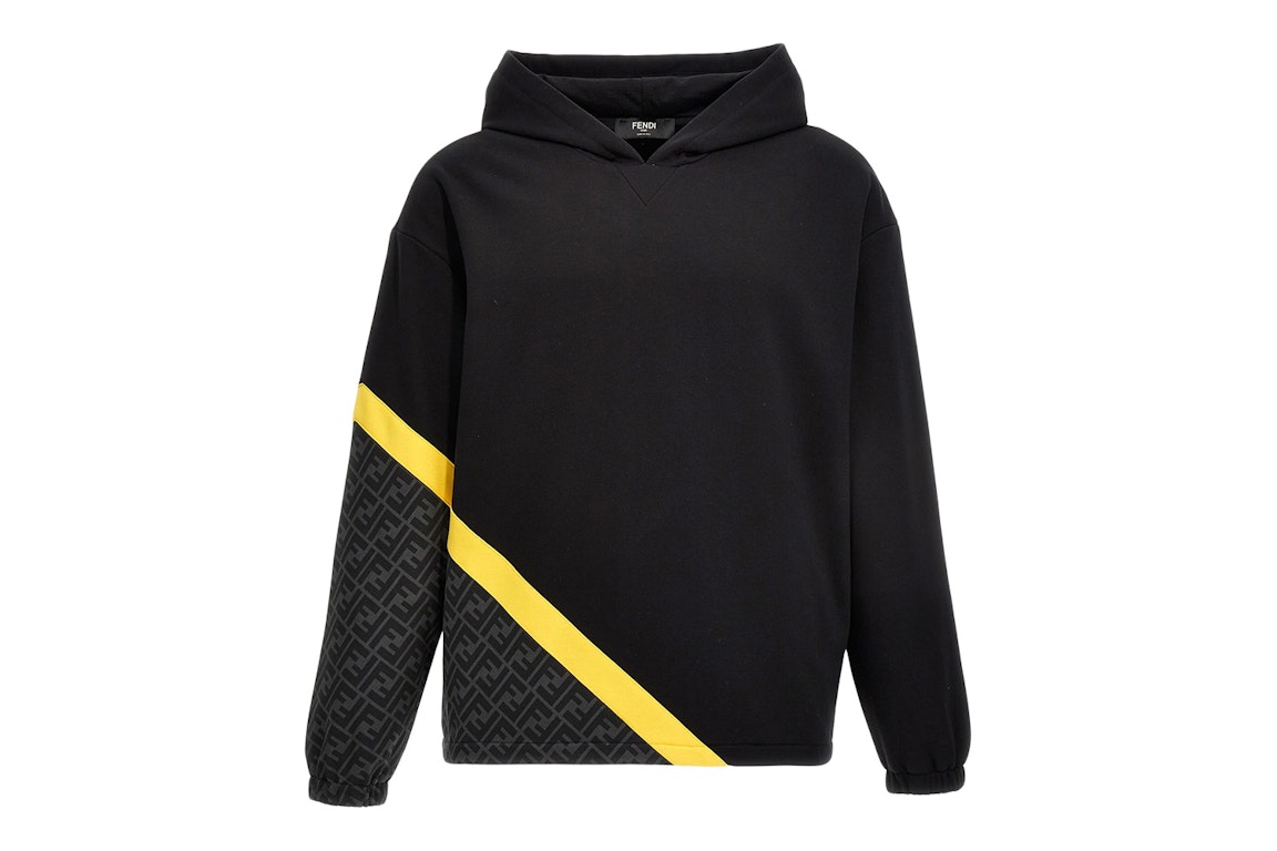 Pre-owned Fendi Jersey Sweatshirt Black