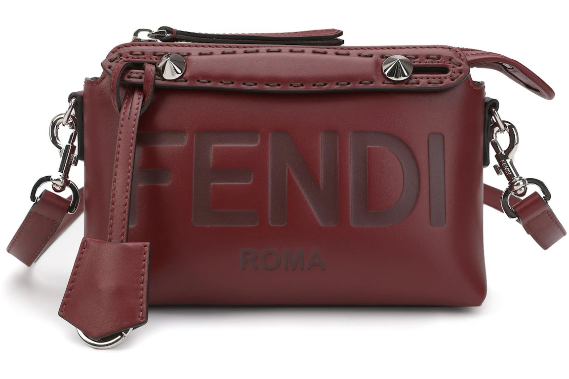 Fendi Leather Tote Bag Red