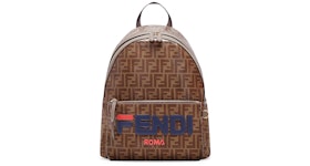 Fendi Mania Backpack FF Brown