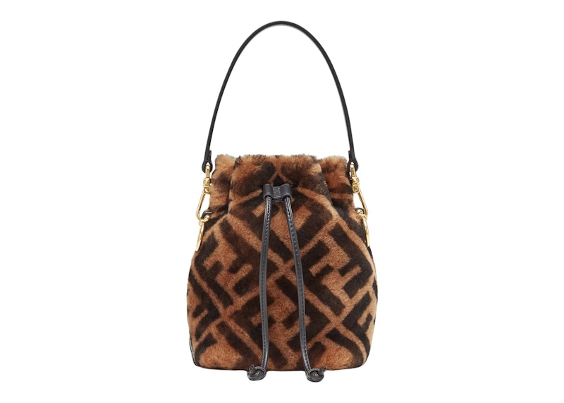 Fendi shearling outlet bag