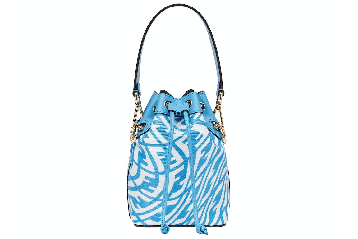 Pre-owned Fendi Mon Tresor Shoulder Bag Small Blue
