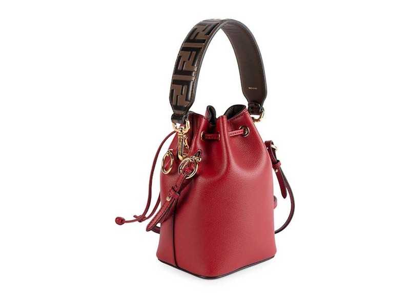 Fendi bucket bag outlet red