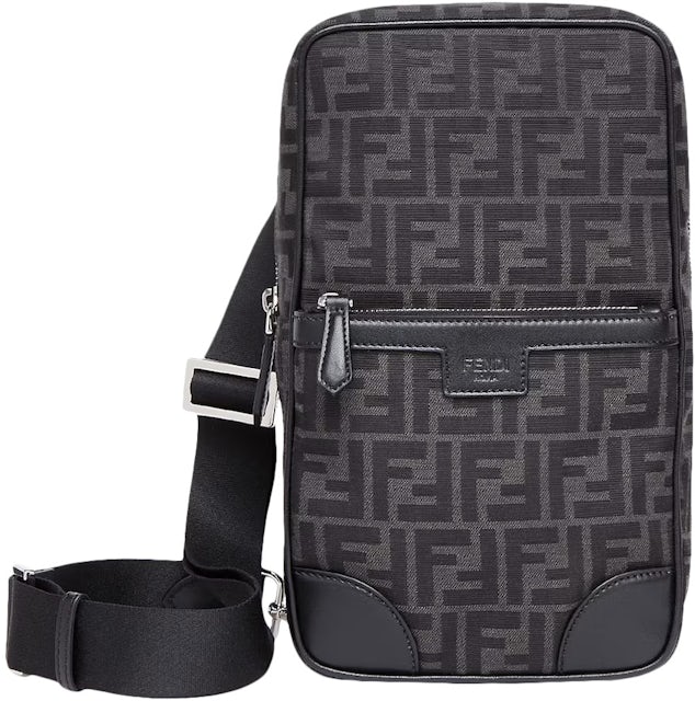 Fendi One-Shoulder Travel Backpack FF Jacquard Fabric Multicolour in Fabric  with Silver-tone - US