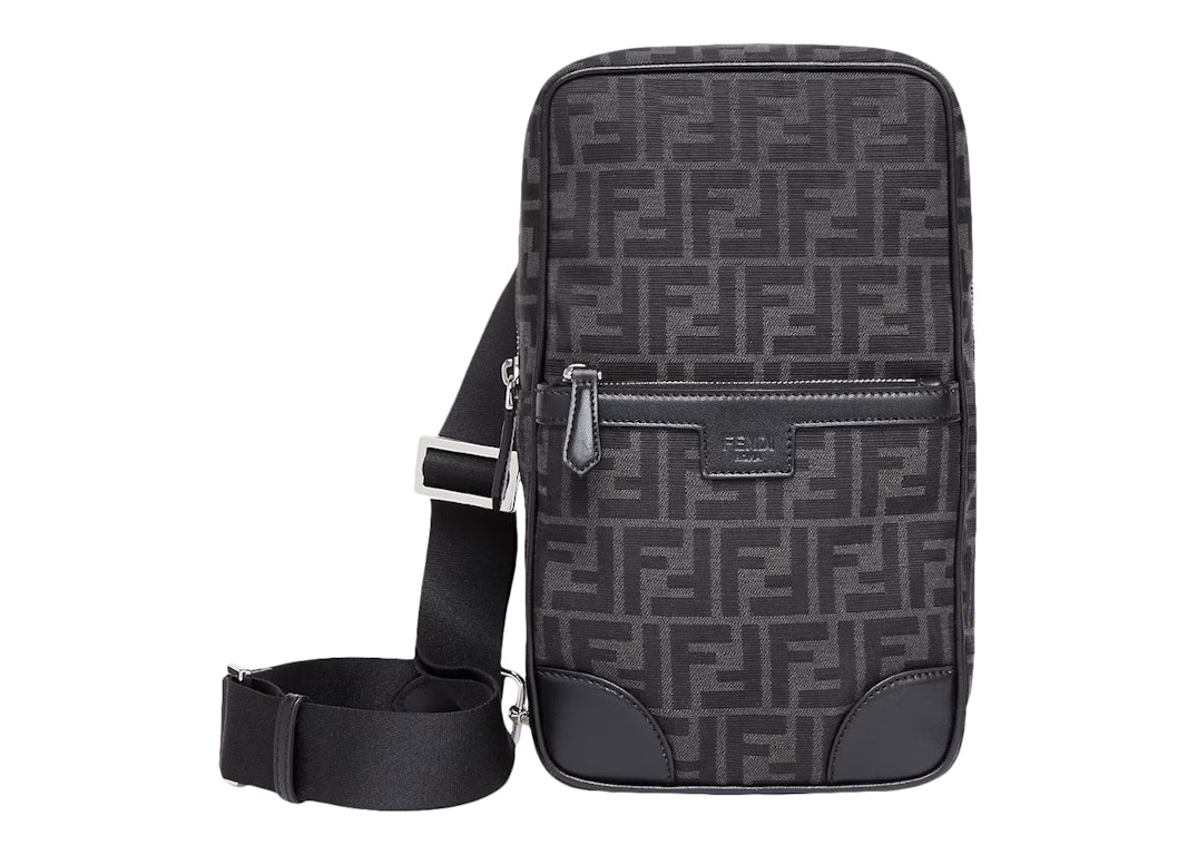 Pre-owned Fendi One-shoulder Travel Backpack Ff Jacquard Fabric Multicolour