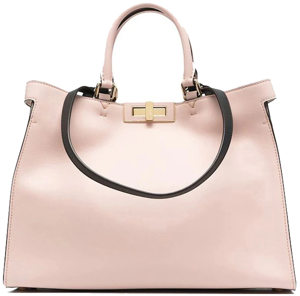 Fendi Peekaboo X-Tote Bag Small Pink in Leather - US