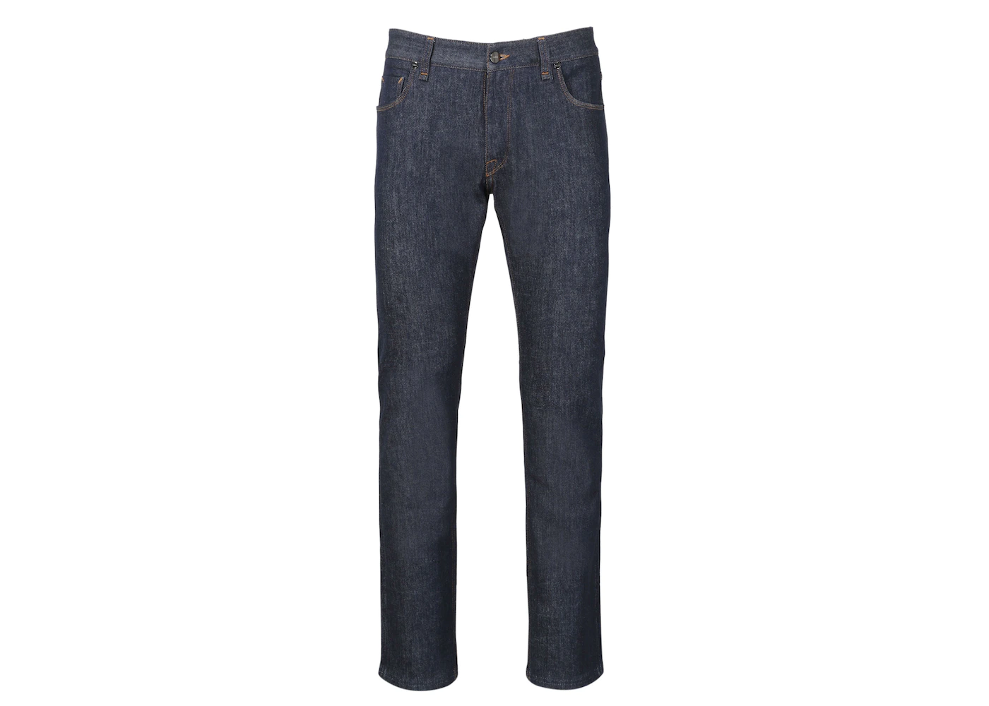 Fendi Pocket FF Embossed Slim Fit Jeans Blue - SS21 Men's - US