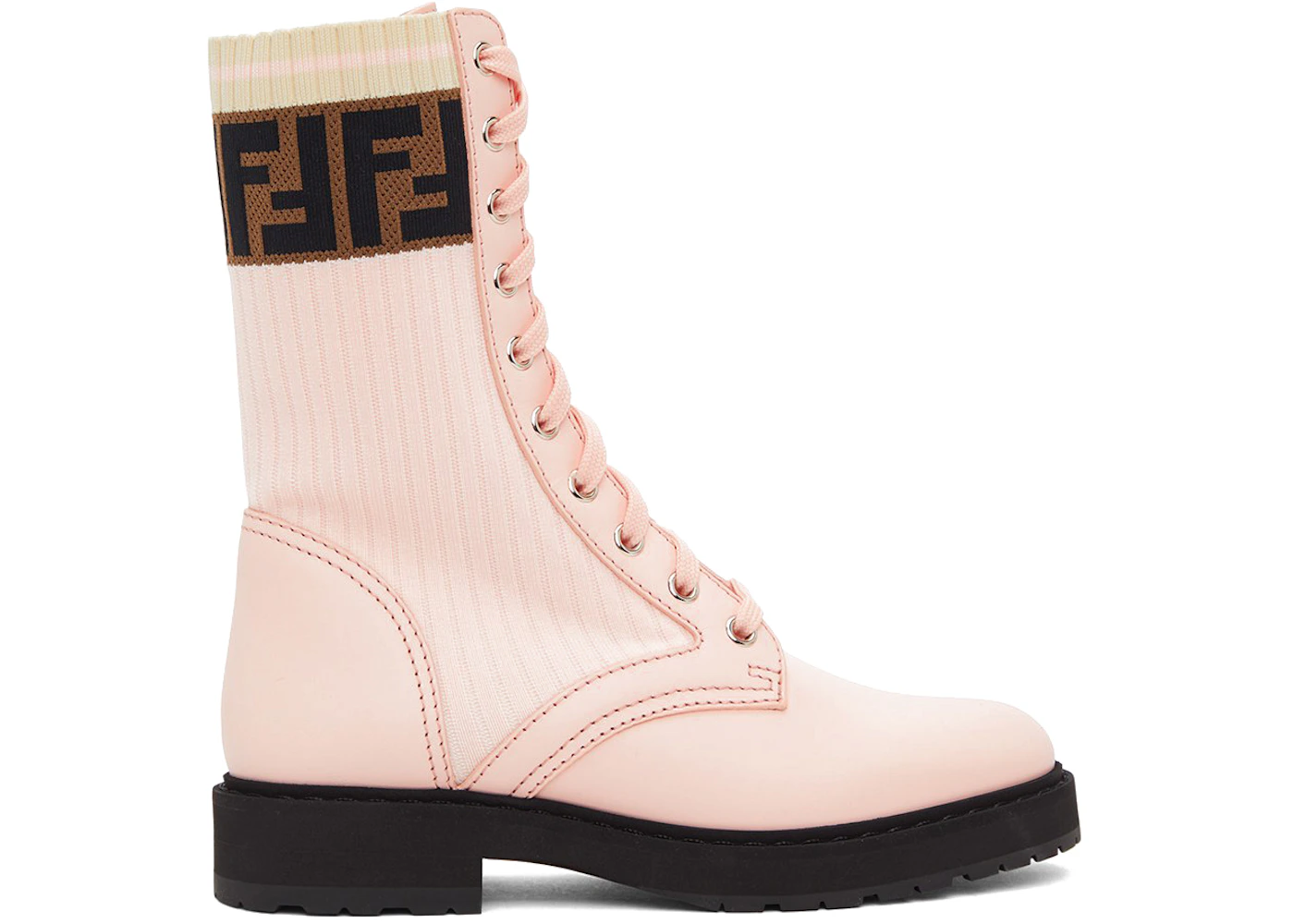 Fendi brown and pink boots Clearance
