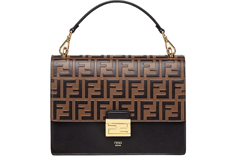 Fendi bag black and brown Clearance