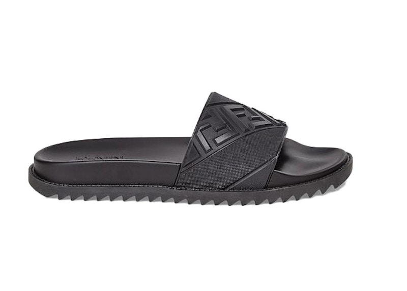 fendi slides black