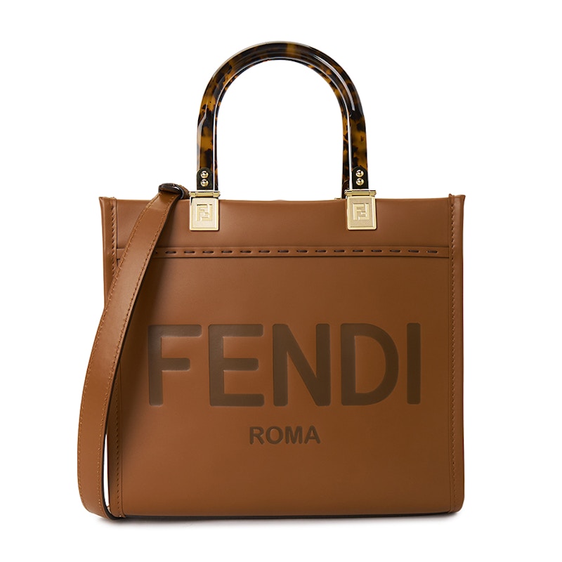 Women's Fendi Sunshine Shopper Bag in Brown