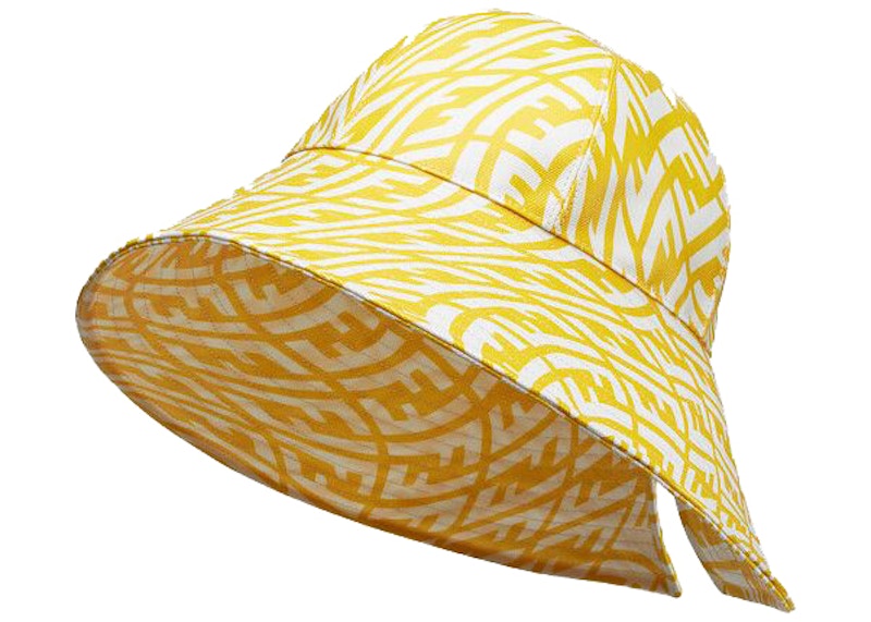 fendi bucket hat yellow