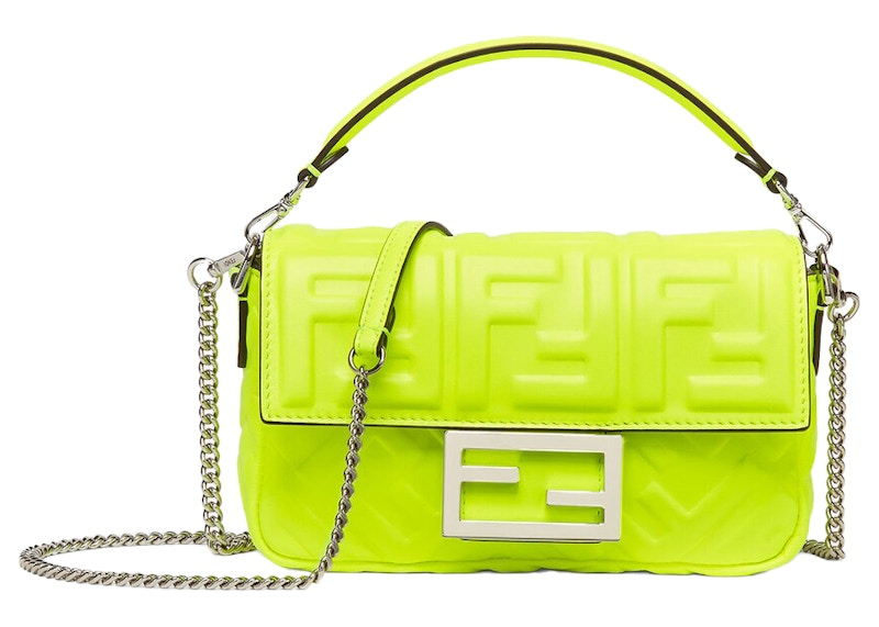 Mini neon yellow bag sale