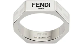 Fendi by Marc Jacobs Baguette Ring Silver-Colored Metal Ring Silver