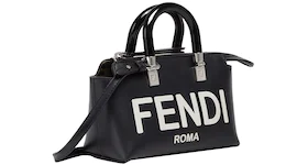 Fendi by Marc Jacobs By The Way Mini Small Boston Bag In Black Leather