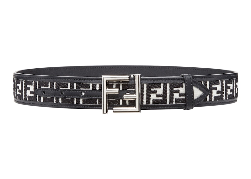 Fendi store canvas belt