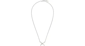 Fendi by Marc Jacobs Fendi Bow Necklace Silver-Colored Necklace